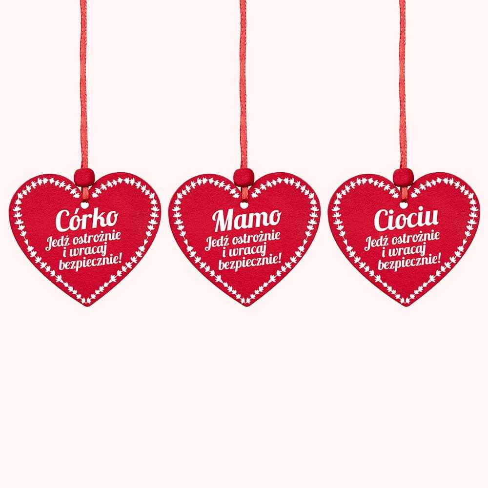 Zawieszka Drewniana - Dla Mamy, Babci, Przyjaciółki (Wzór 5)