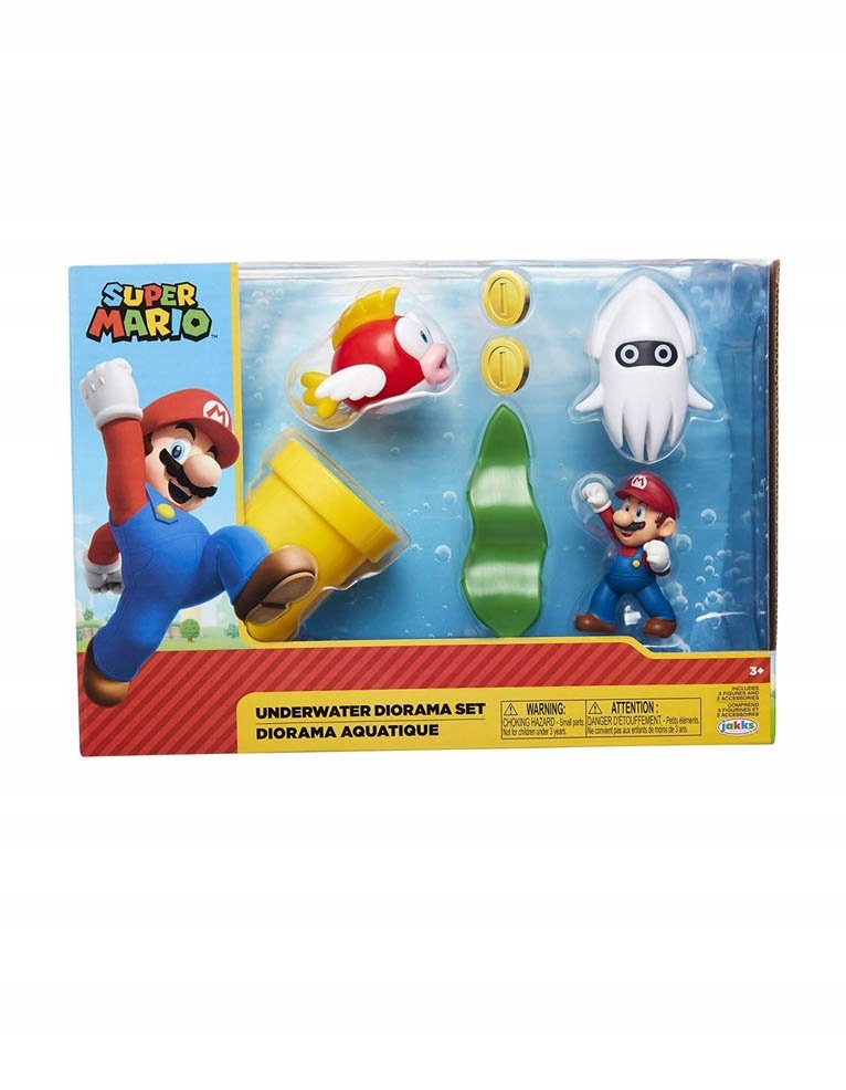 Figurki Super Mario Underwater Diorama