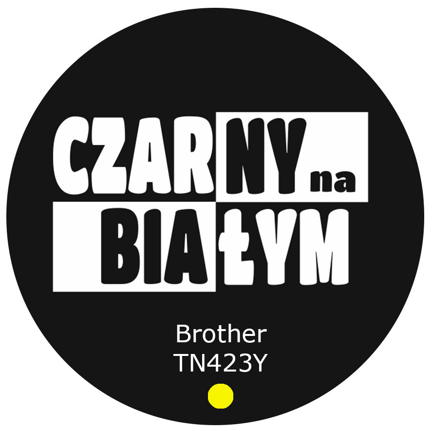 Toner do drukarki Brother Czarny na Białym, zamiennik TN-423Y, TN423Y yellow (Brother DCP-L8410CDN, DCP-L8410CDW, HL-L8260CDW, HL-L8360CDW, MFC-L869..