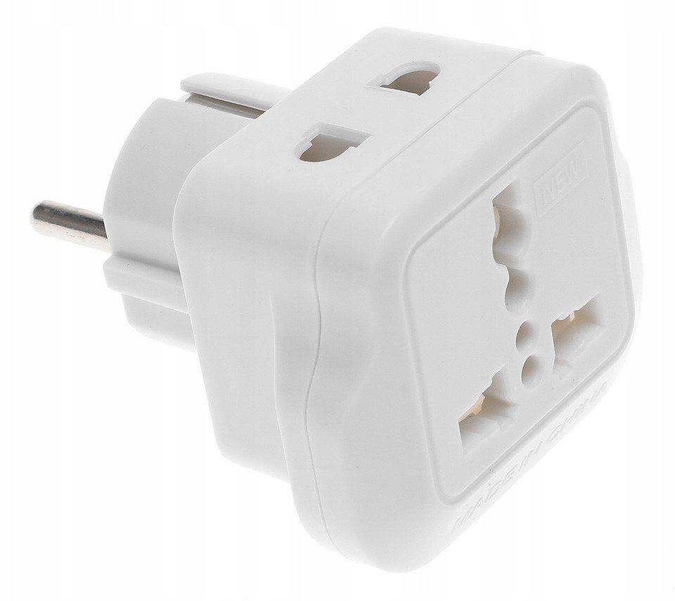 ADAPTER Przejściówka Wtyczka Angielska UK na PL EU