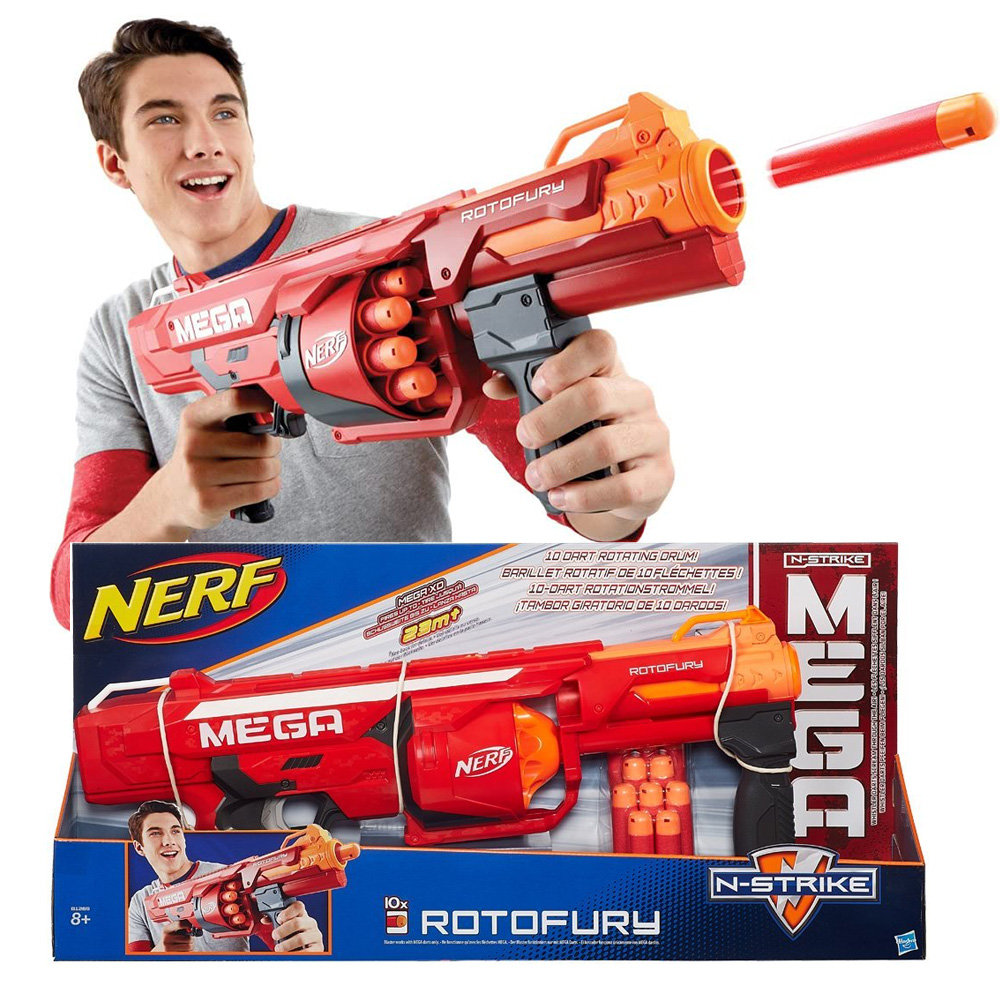 Nerf N-Strike Mega Rotofury B1269 - ciągły ogień!