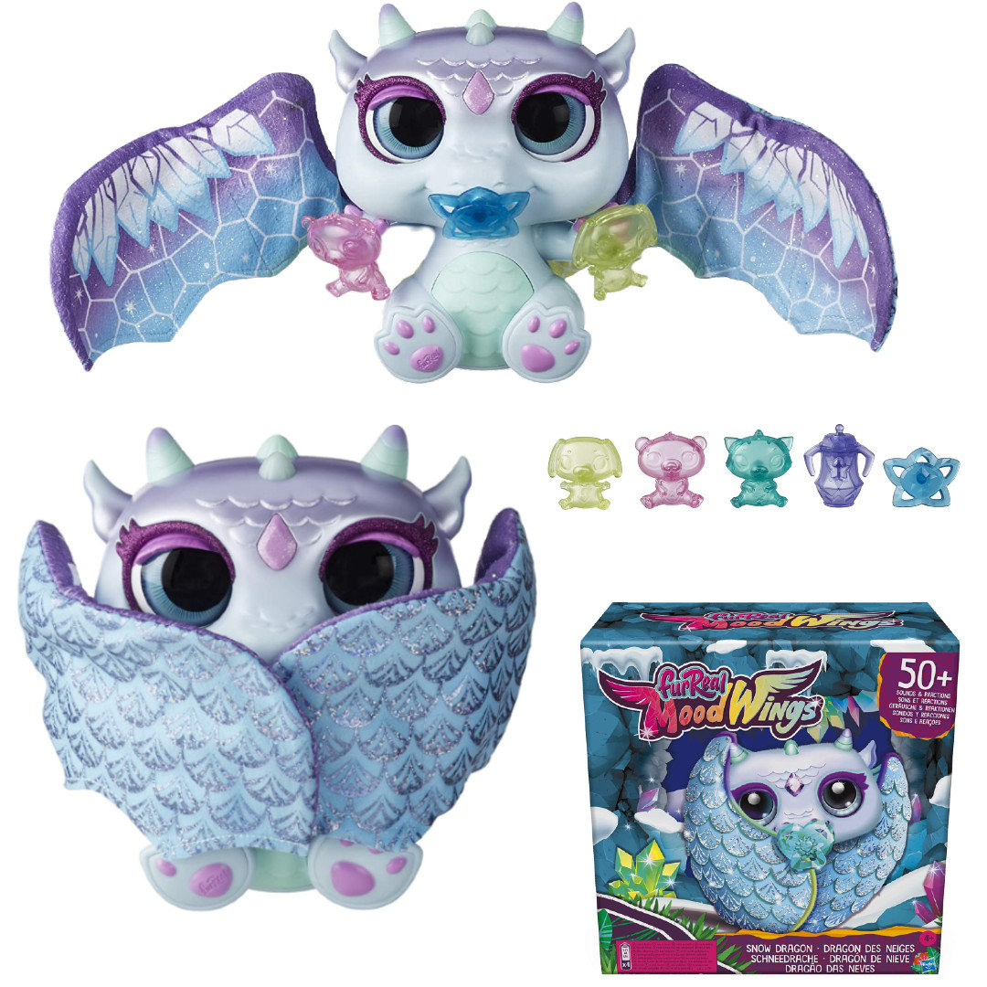 Hasbro FurReal MoodWings Interaktywny Śnieżny Smok F1389