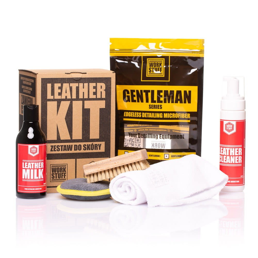 GOOD STUFF LEATHER KIT - Zestaw do pielęgnacji skóry GS 095