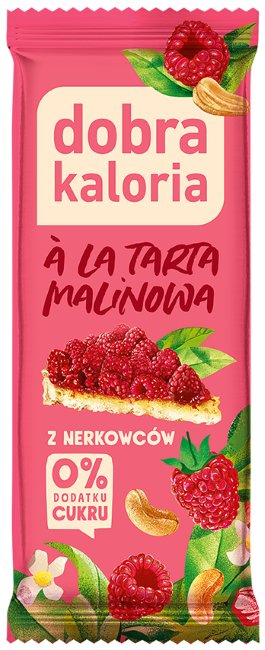 Baton z nerkowców A'la Tarta malinowa bez dodatku cukru 35 g
