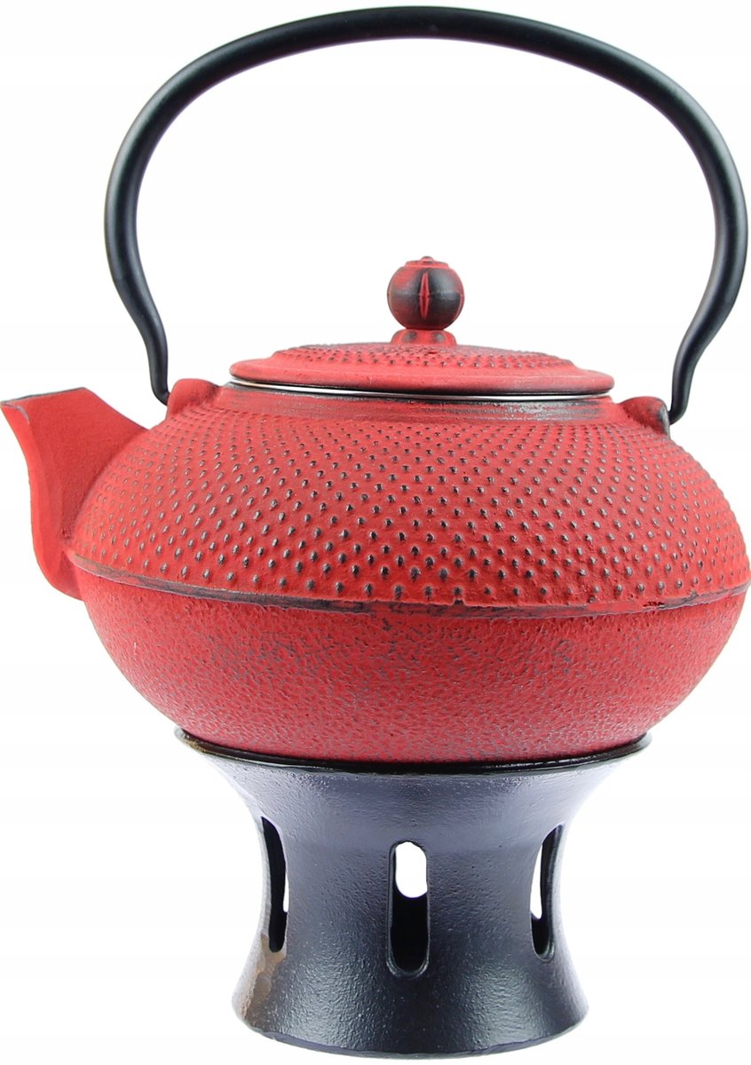 ZAPARZACZ 1,5 L CZAJNIK ŻELIWNY ZESTAW PODGRZEWACZ