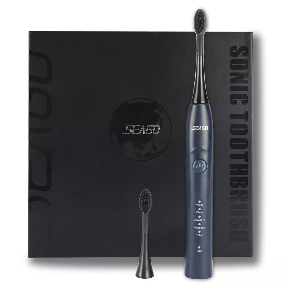 Szczoteczka Soniczna Seago  SG540 2 Końcówki IPX7