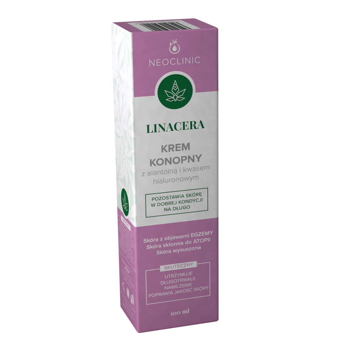 Linacera, Krem Konopny Z Alantoiną Nawilża Odżywia Regeneruje, 100ml