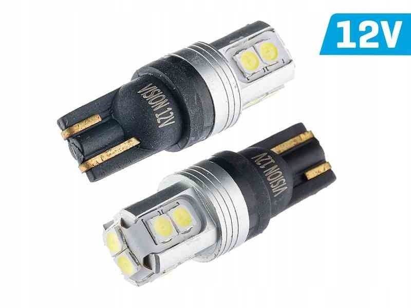 Żarówka Żarówki W5W Smd Led Canbus 12V Kpl 2Szt