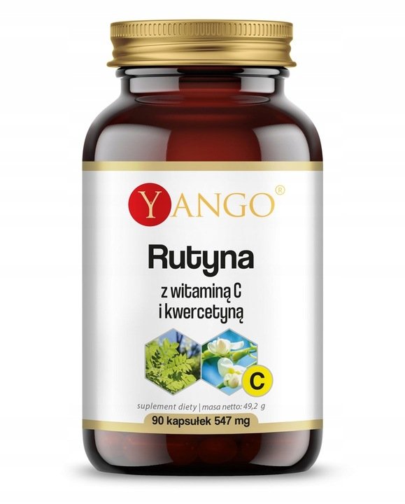Rutyna z witaminą C i kwercetyną 90 kaps Yango