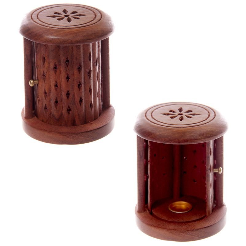 PUCKATOR Baryłka z Drzewa Rózanego na kadzidełka 9 x 7 cm IF200 Puckator