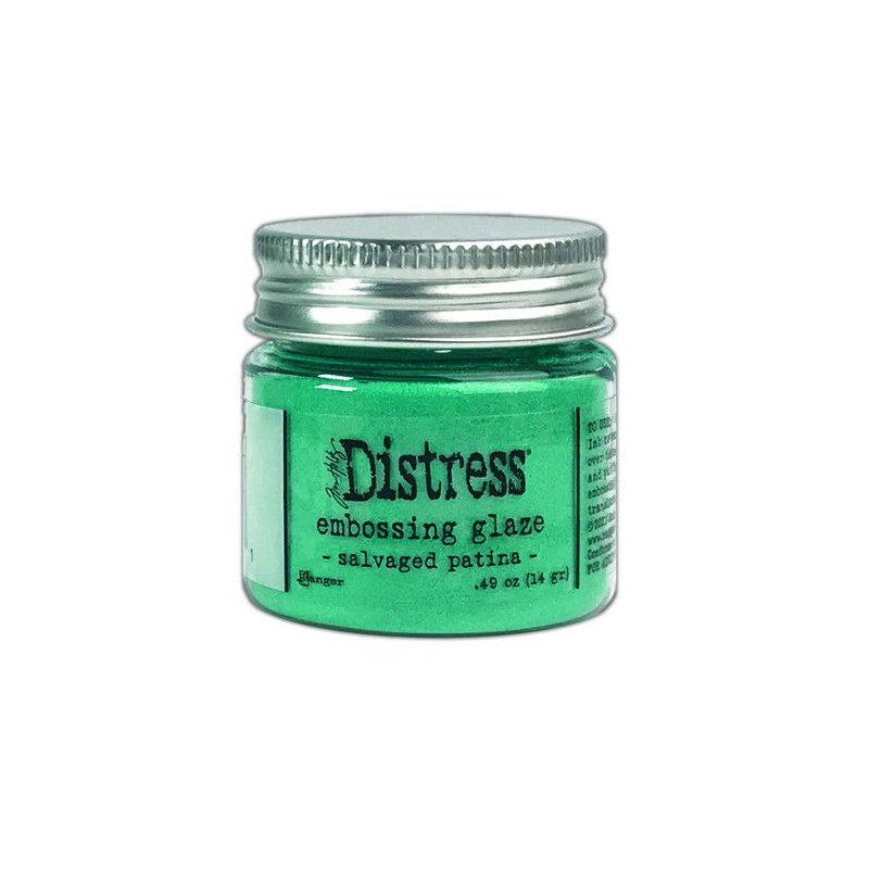 Puder do embossingu Ranger Distress Embossing Glaze - SALVAGED PATINA