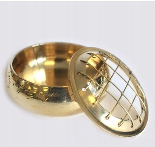 Mosiężny Pojemnik na Kadzidełka KADZIELNICA