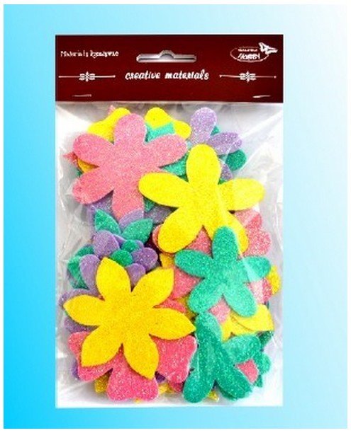 Kwiatki Brokatowe 35-48Mm Miks 60 Szt Zestaw 2 Dm-Kw02B, Galeria Hobby