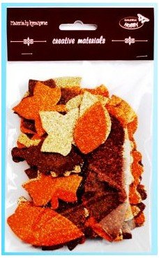 Listki Brokatowe 4,5-6,5Cm Mix Op. 60Szt. Tonacja Brązowa, Galeria Hobby