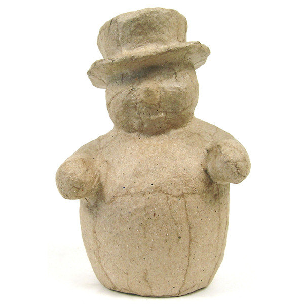 Bałwan 8 X 12 X 6 Cm Z Masy Papierowej Ap104, Decopatch