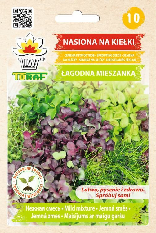 Toraf Mieszanka łagodna nasiona na kiełki 20g 00011