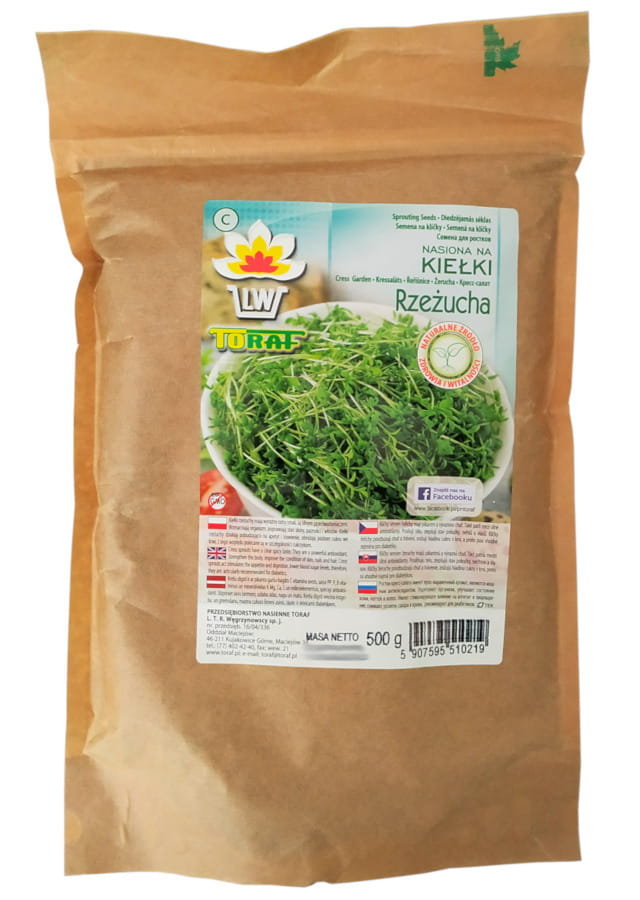 Nasiona Na Kiełki - Rzeżucha 500G