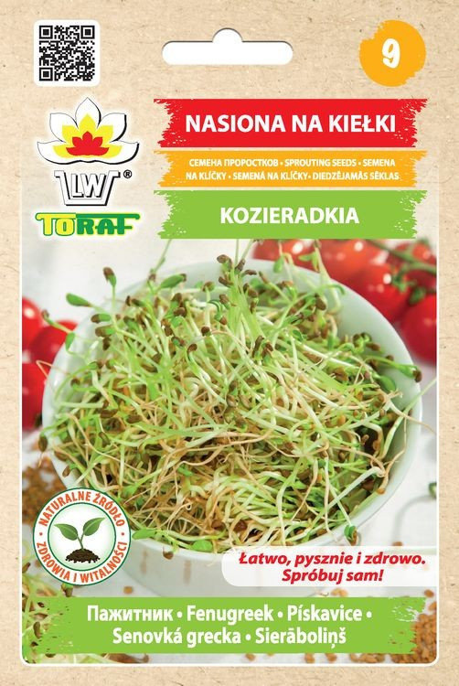 Toraf Kozieradka nasiona na kiełki 20g 00008