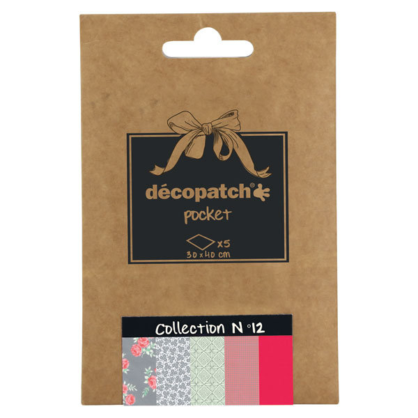 Decopatch nr 12 z 5 na różnych papierach DP012O