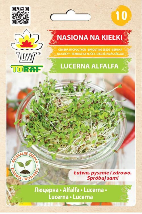 Nasiona kiełki LUCERNA Toraf 20g