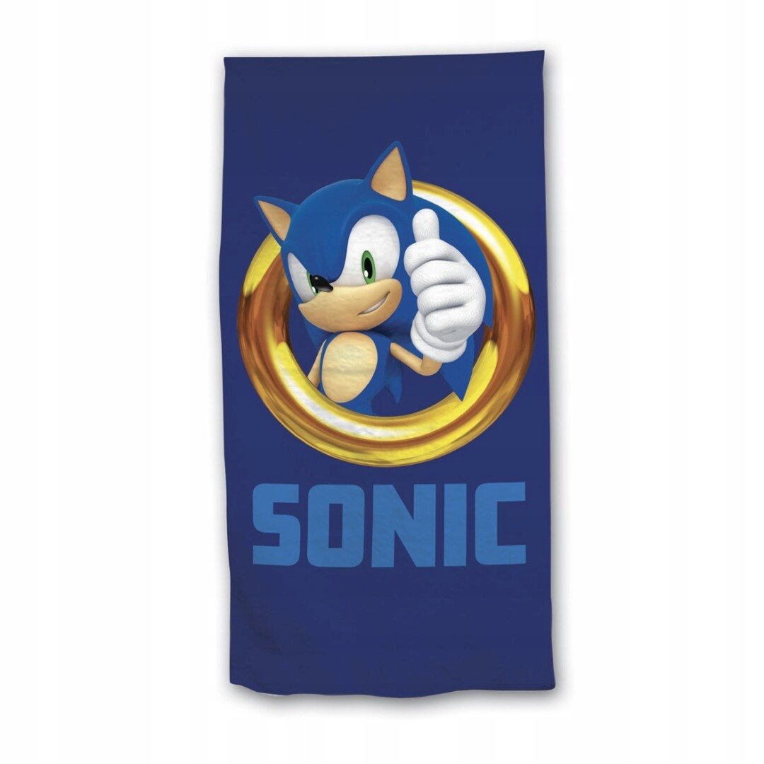 SONIC THE HEDGEHOG DUŻY RĘCZNIK BASEN 70X140CM