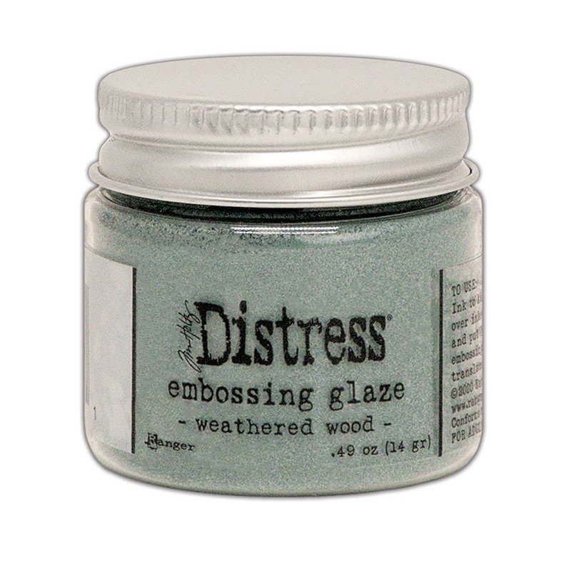 Puder do embossingu Ranger Distress Embossing Glaze - WEATHERED WOOD