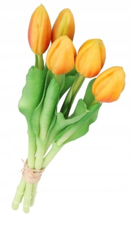 Tulipany Bukiet Tulipanów Kwiaty Gumowe Jak Żywe