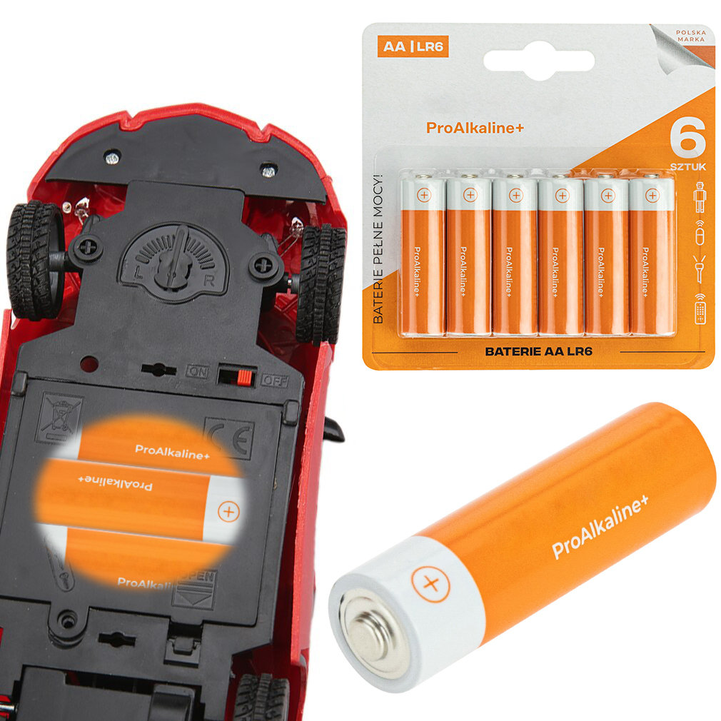 6X ORYGINALNE BATERIE ALKAICZNE ALKALINE LR3 AAA