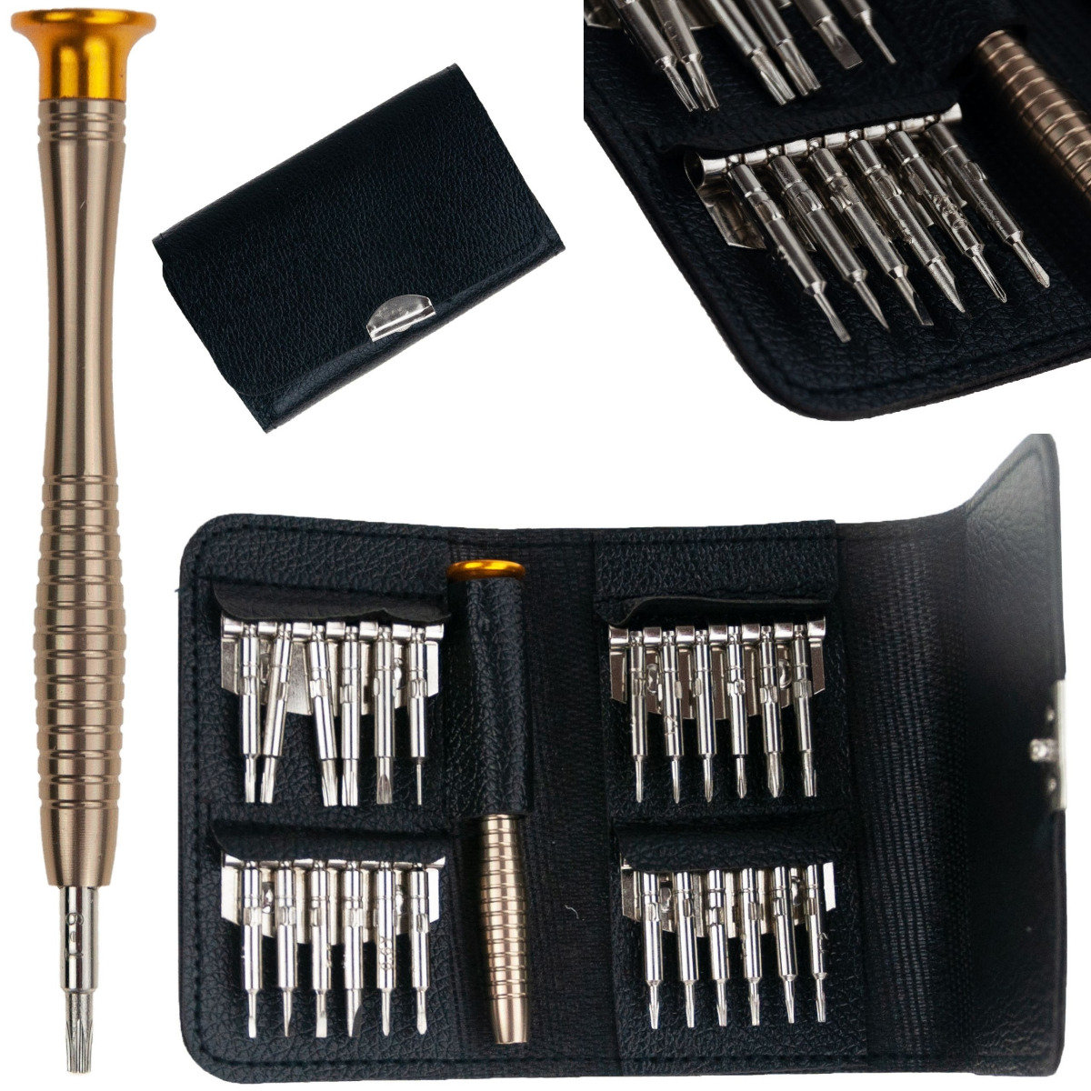 Zestaw Precyzyjnych Śrubokrętów 25W1 Torx Etc Etui