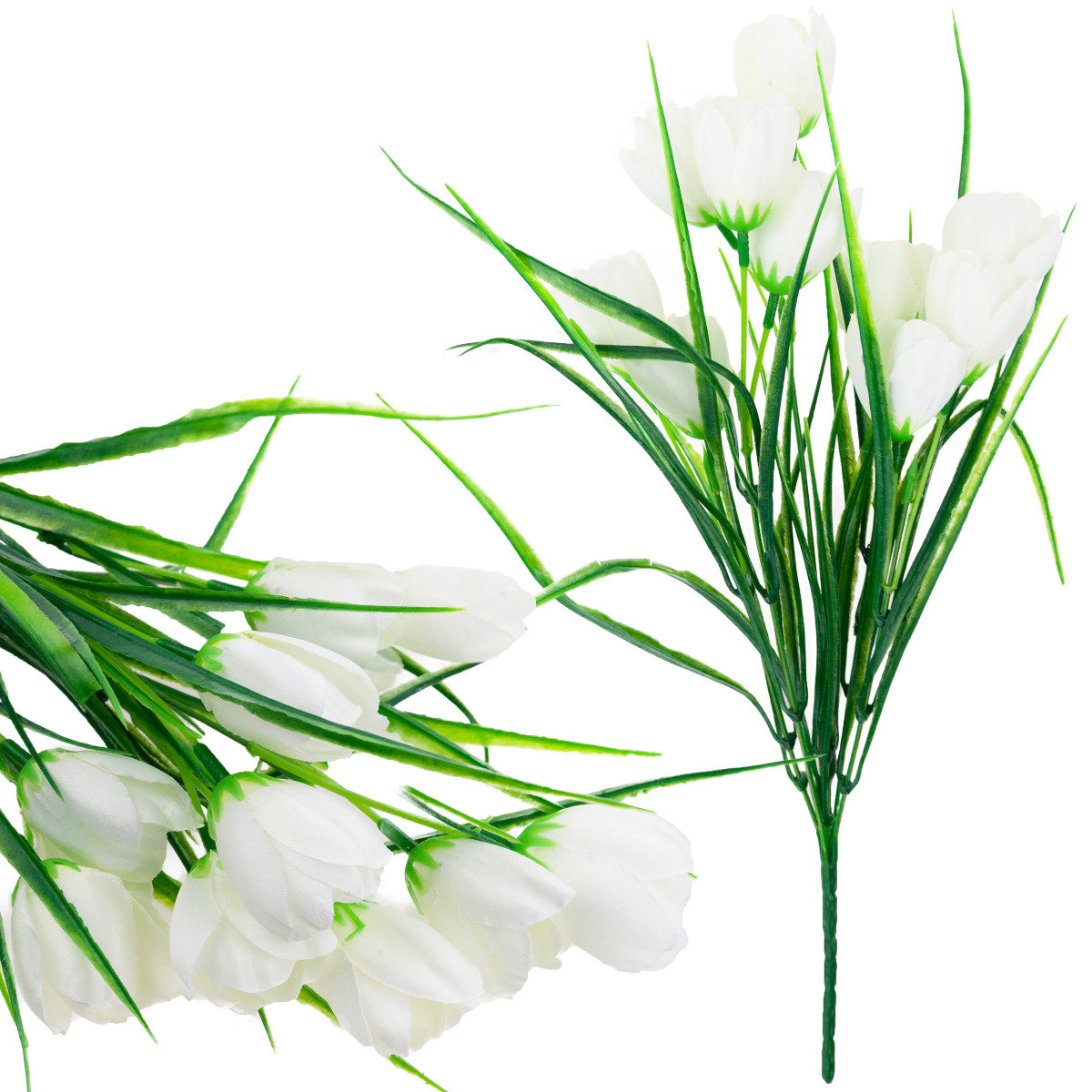 Tulipan Bukiet X5 Sztuczne Kwiaty Tulipanów Białe