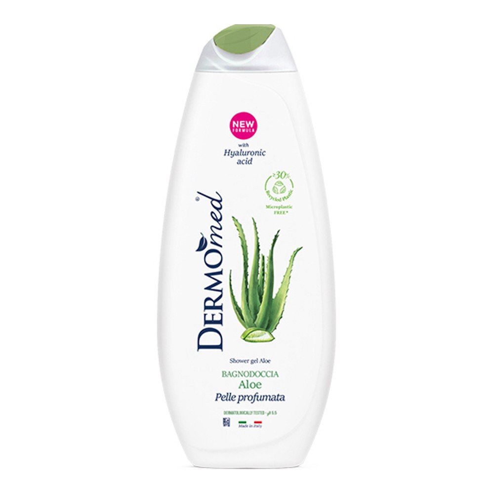 Dermomed DERMOMED Żel pod prysznic ALOES, 650 ml NEW 8054633839546