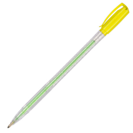 Długopis Żelowy Gz-031 Brokatowo-Fluo. Zielony Dbf, Rystor