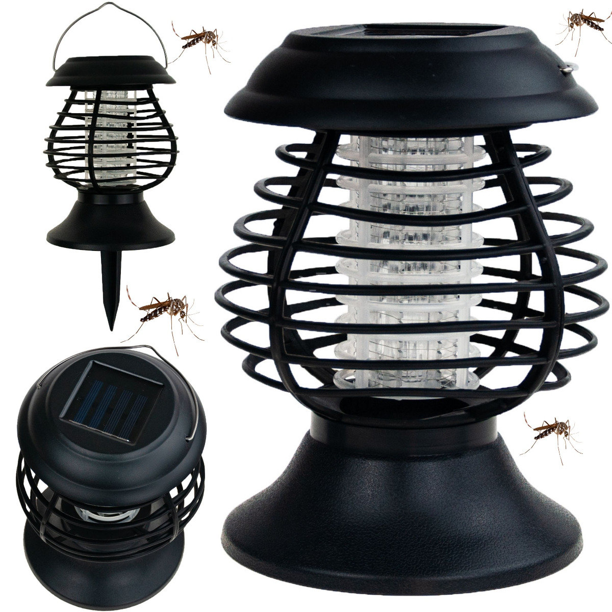 Solarna Lampa Owadobójcza Uv Na Komary Ćmy Owady