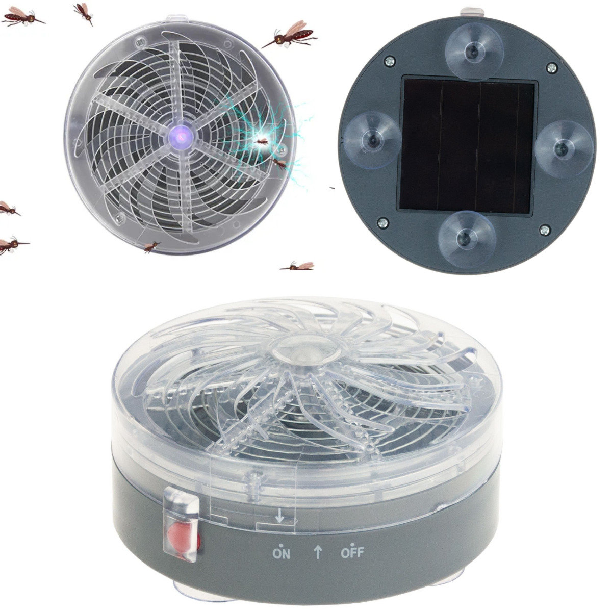 Lampa Owadobójcza Solarna Na Szybę Komary Insekty