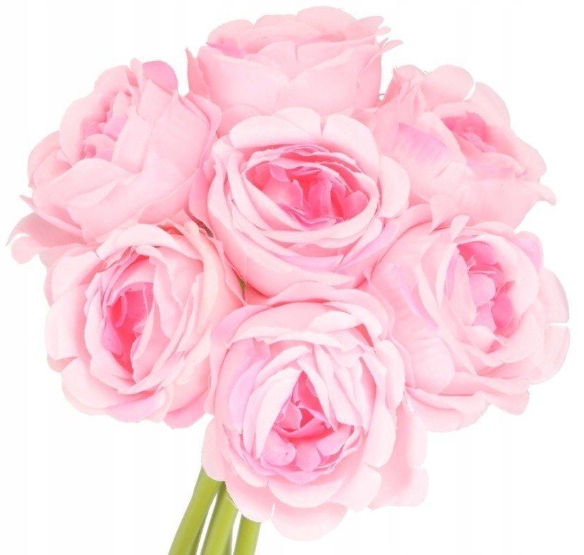 Róża Róże Bukiet Gęsty Sztuczne Kwiaty Jak Żywe