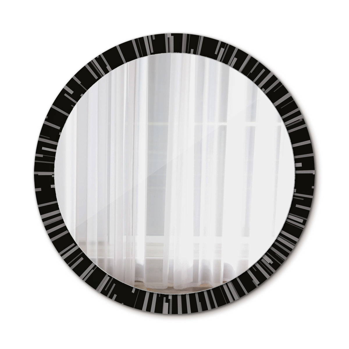 Nowoczesne Lustro Promienista kompozycja 100cm