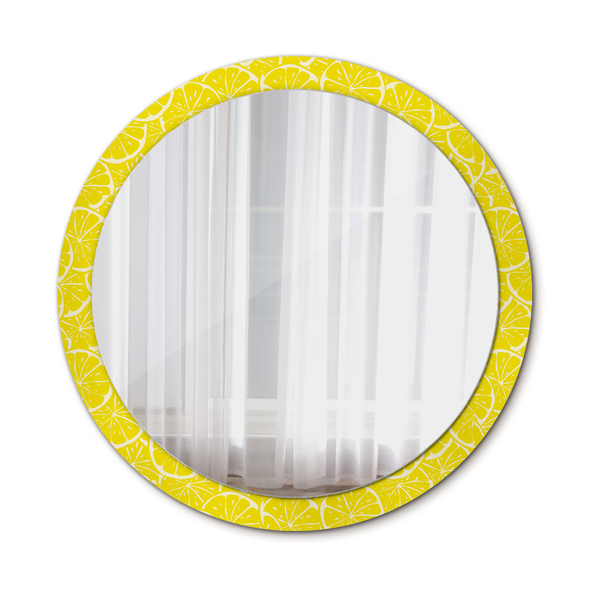 Nowoczesne Lustro Cytryny 100cm