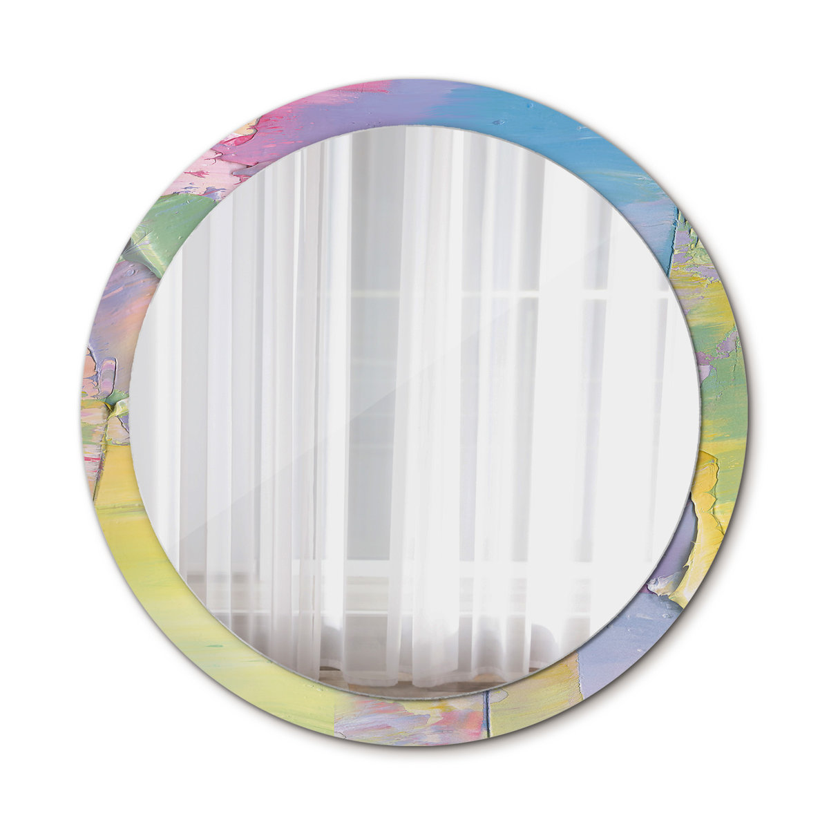 Lustro do Łazienki Tekstura farby olejnej 100cm