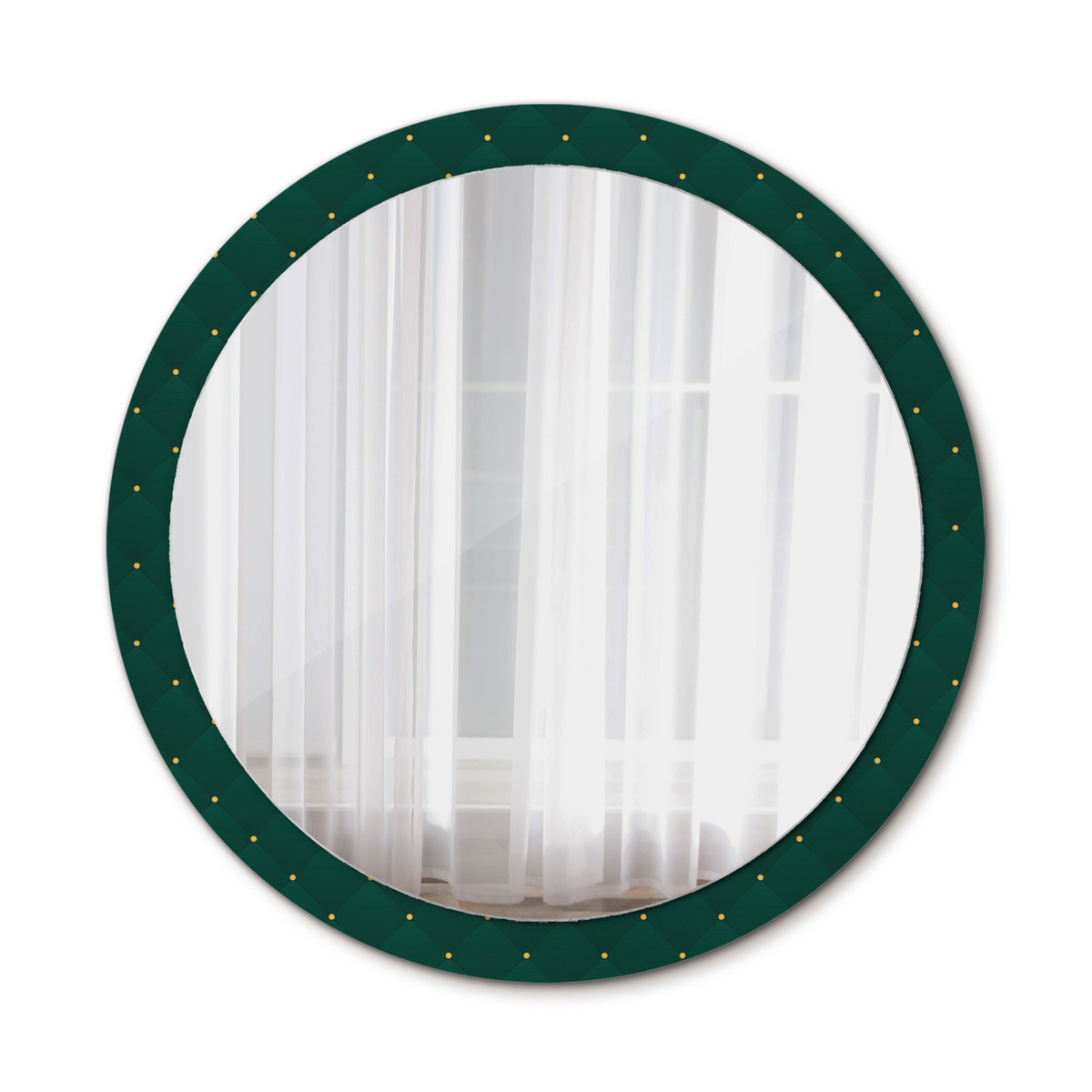 Nowoczesne Lustro Pikowany wzór 100cm