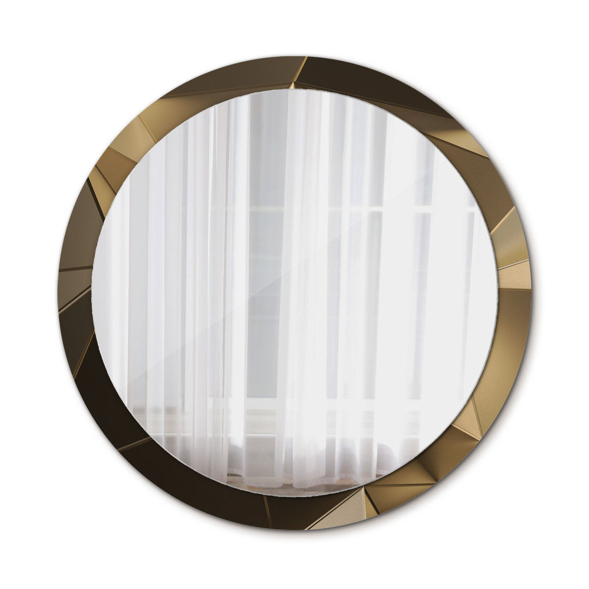 Nowoczesne Lustro Nowoczesna abstrakcja 100cm