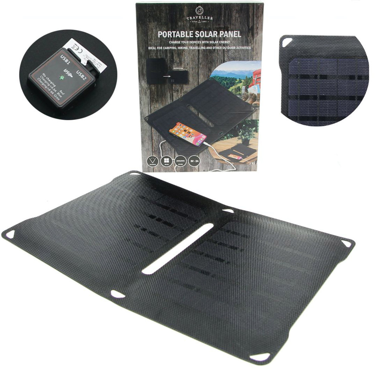 Ładowarka Solarna 5V 2A Panel Solarny Słoneczny 10W