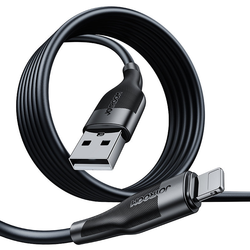 Joyroom kabel USB - Lightning do ładowania / transmisji danych 3A 1m czarny (S-1030M12) S-1030M12(L)-black