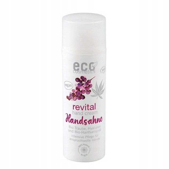Eco Cosmetics, Rewitalizująca śmietanka do rąk, 50 ml
