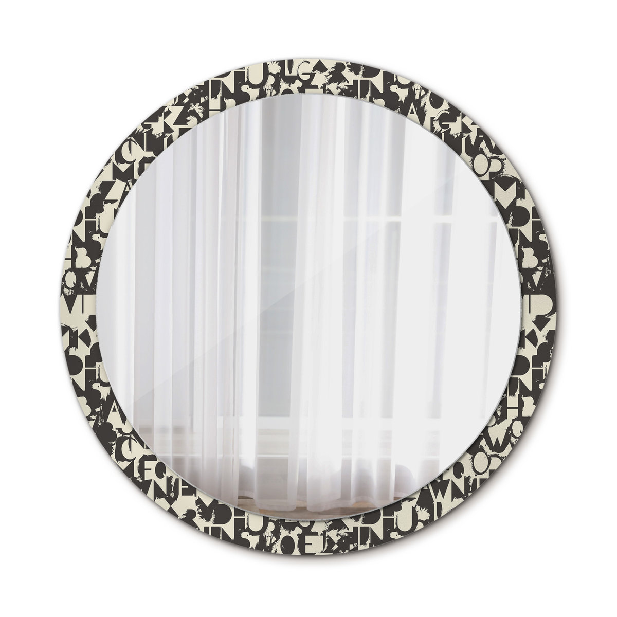 Lustro do Łazienki Litery 100cm