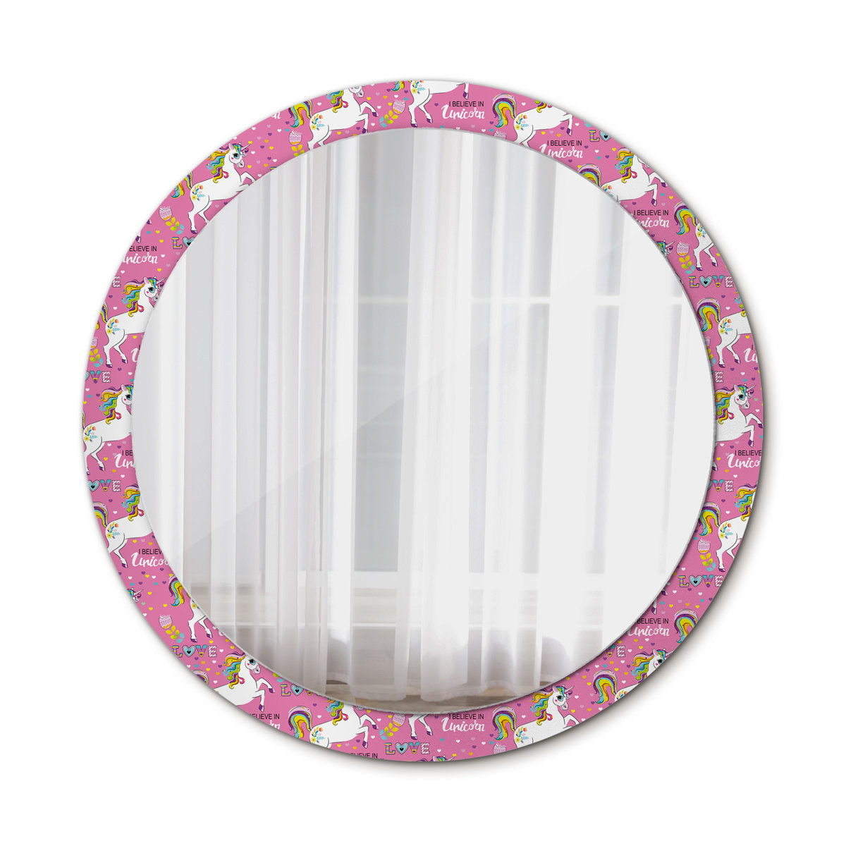 Nowoczesne Lustro Magiczny jednorożec 100cm