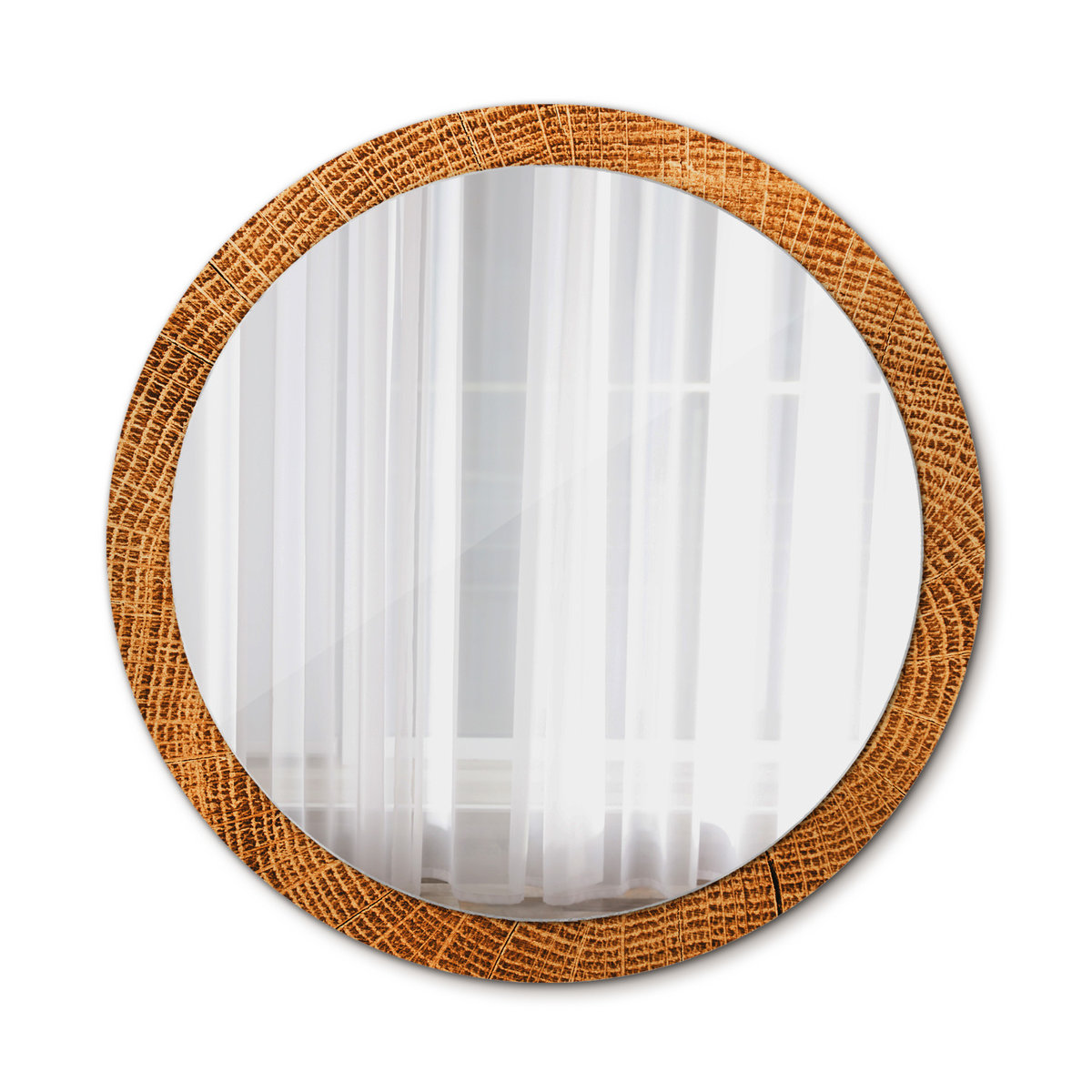Lustro do Wizażu Ścienne Drewno dębowe 100cm