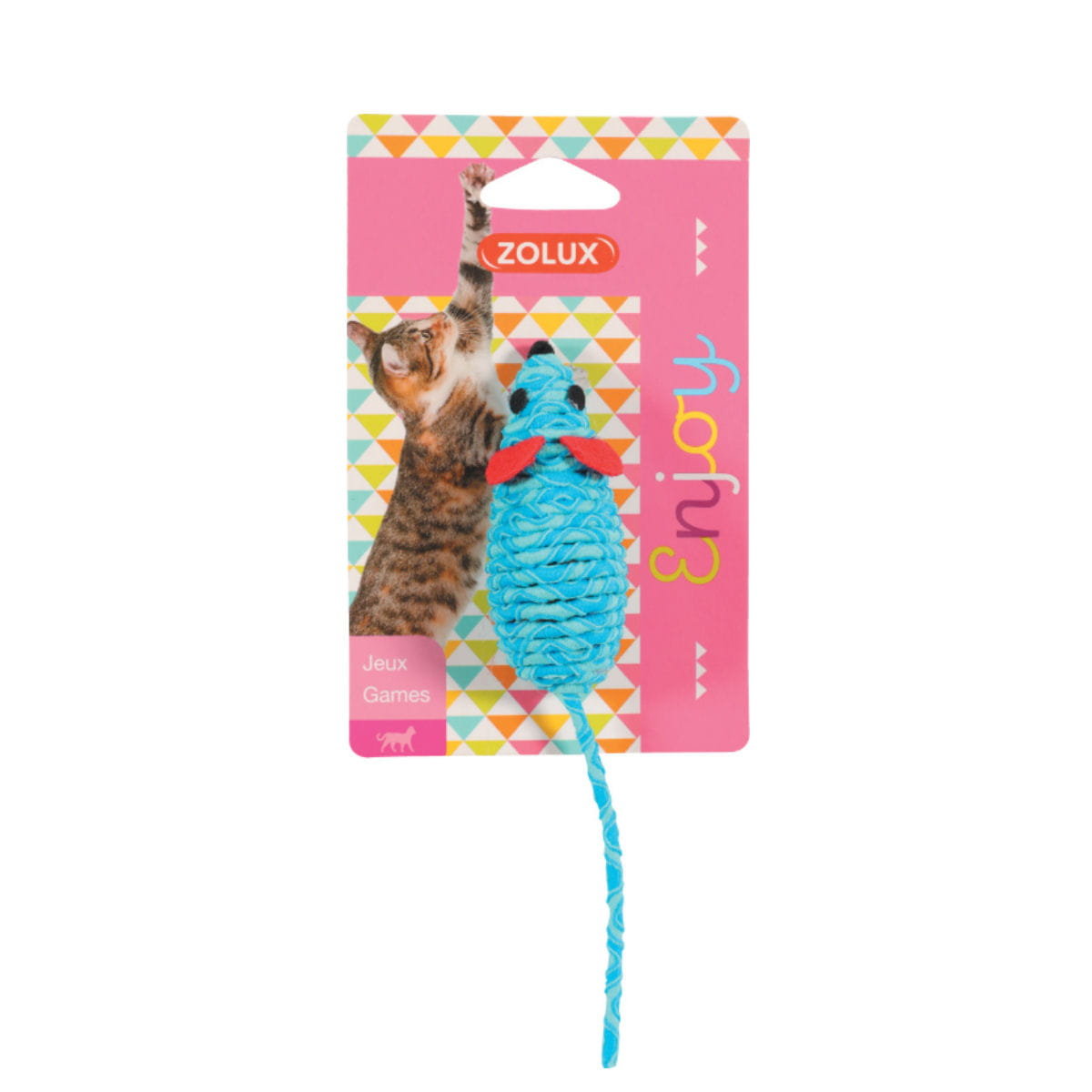 Zolux Zabawka dla kota mysz elastyczna 580711