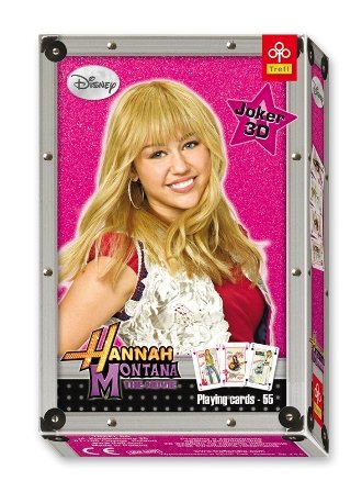 Trefl, Hannah Montana, karty, 55 szt.