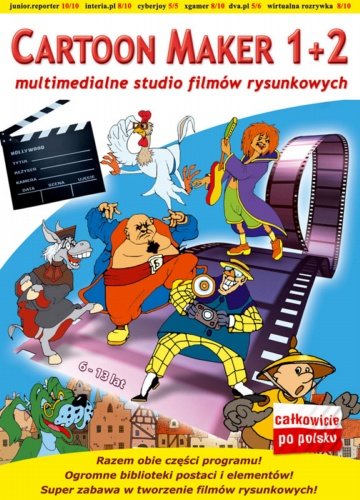 PWN Cartoon Maker 1 i 2: multimedialne studio filmów rysunkowych (pakiet)