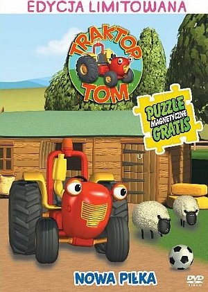 Traktor Tom Nowa piłka + puzzle DVD